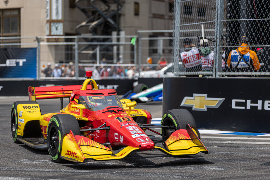 Alex Palou, 2025 Detroit Grand Prix, Image by Derek Katsaros/Elevated Media